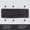 Logitech K120 Wired Keyboard